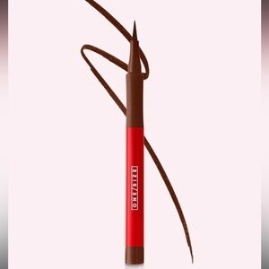 One/Size Point Made Waterproof Liquid Eyeliner - Busty Brown